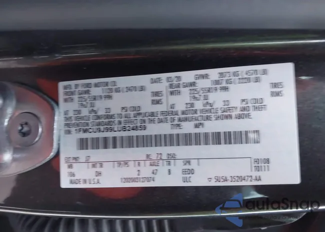 1FMCU9J99LUB24859: 44028222