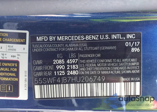 55SWF4JB7HU206749: 44027355