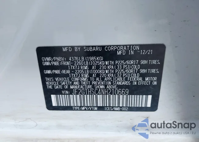 JF2GTHSC4NH210669: 44027360