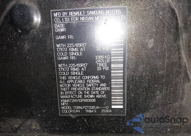 KNMAT2MV1GP683938: 44027379