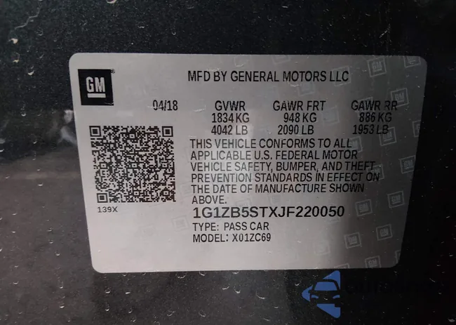 1G1ZB5STXJF220050: 44028736