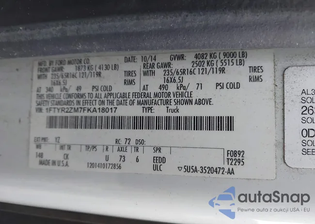 1FTYR2ZM7FKA18017: 44028796