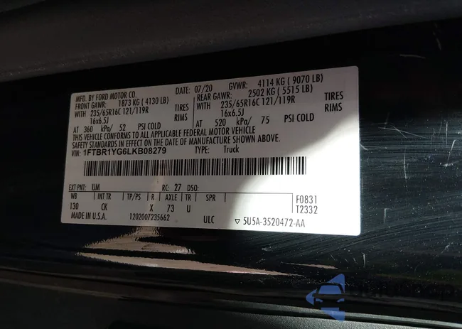 1FTBR1YG6LKB08279: 44028818