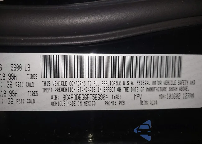 3C4PDDEG6FT566904: 44028849