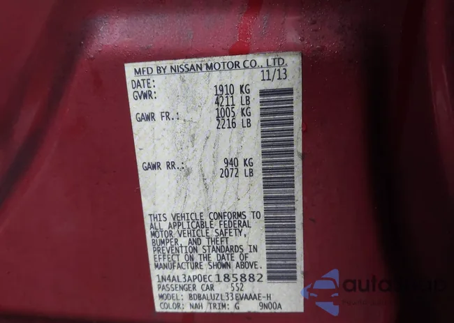 1N4AL3AP0EC185882: 44028961