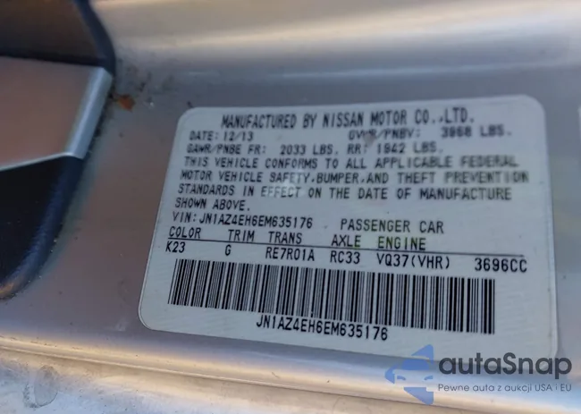 JN1AZ4EH6EM635176: 44029205