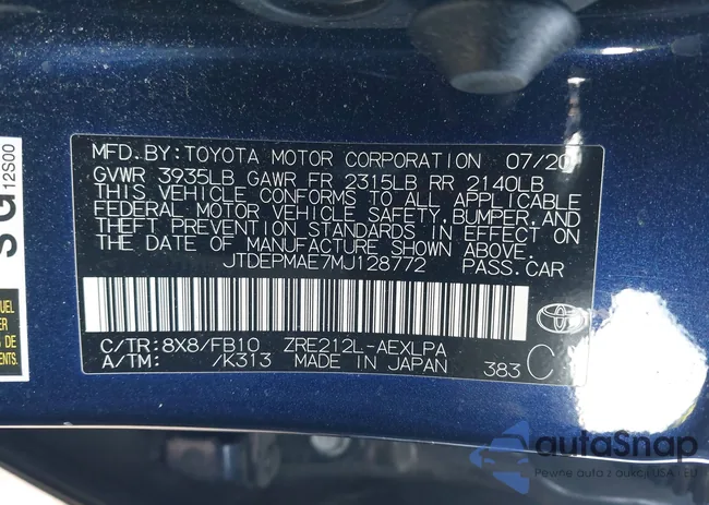 JTDEPMAE7MJ128772: 44028259