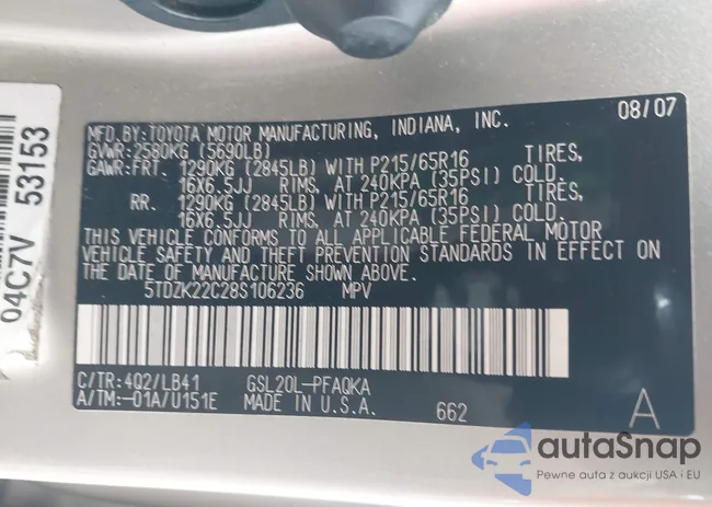 5TDZK22C28S106236: 44028574