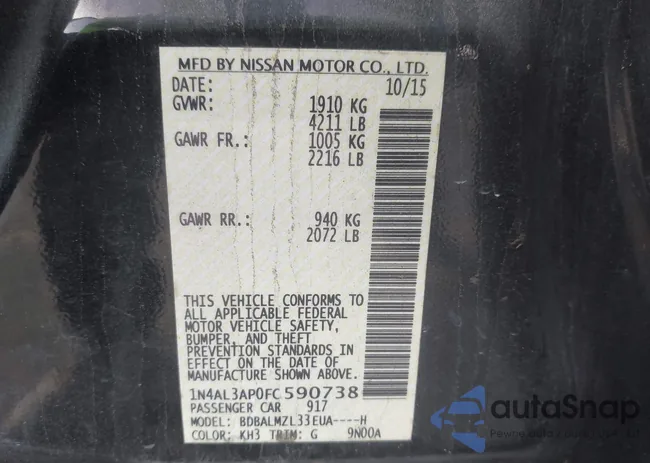 1N4AL3AP0FC590738: 44028596