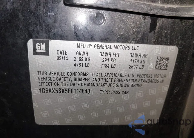 1G6AX5SX5F0114840: 44028612