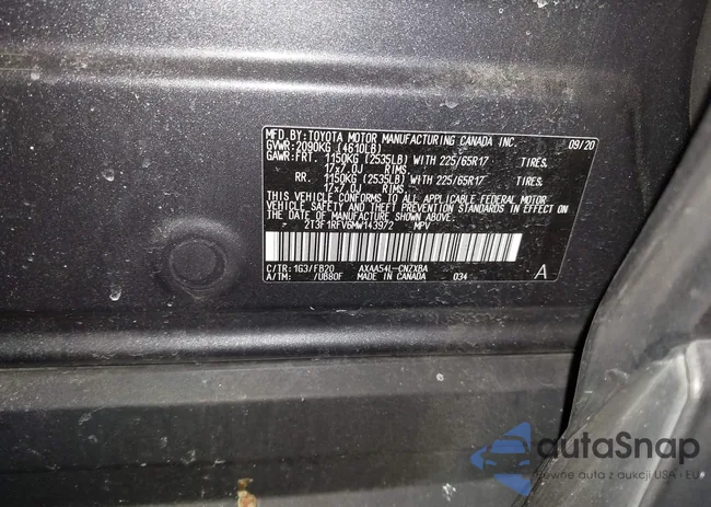 2T3F1RFV6MW143972: 44029735