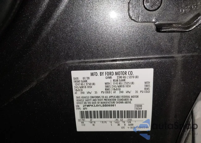 2FMPK3J91LBB06981: 44029738