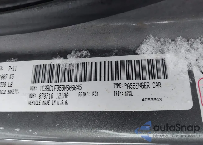 1C3BC1FB5BN606645: 44029848