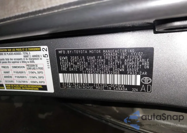 2T1BR32E98C932966: 44029917