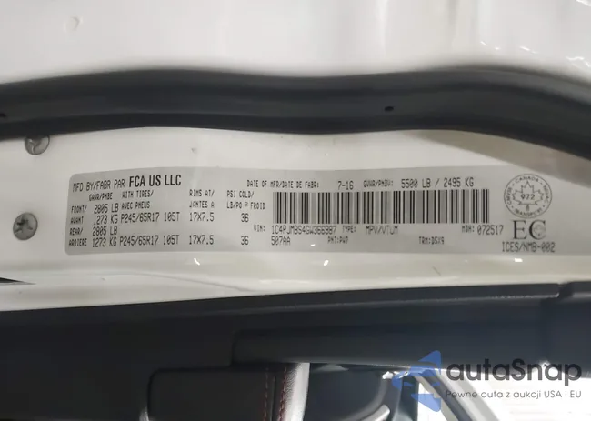 1C4PJMBS4GW366987: 44029969