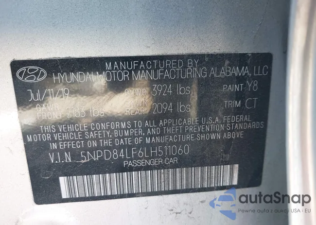 5NPD84LF6LH511060: 44030063