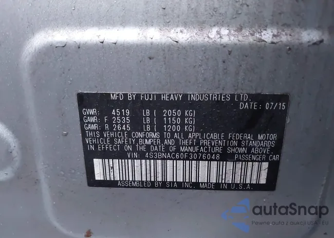 4S3BNAC60F3076048: 44029377