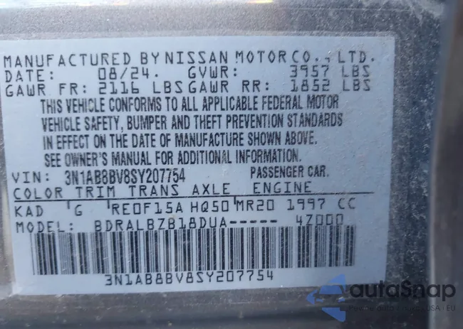 3N1AB8BV8SY207754: 44029419