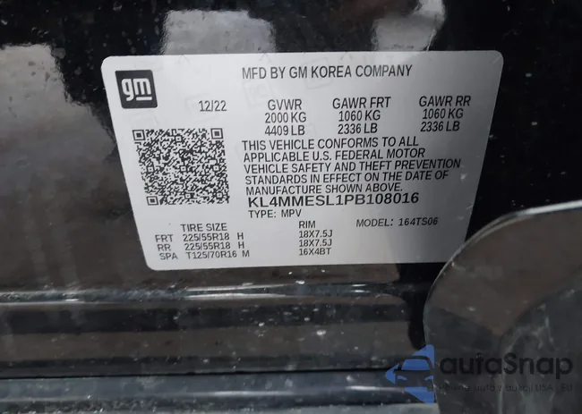 KL4MMESL1PB108016: 44029530