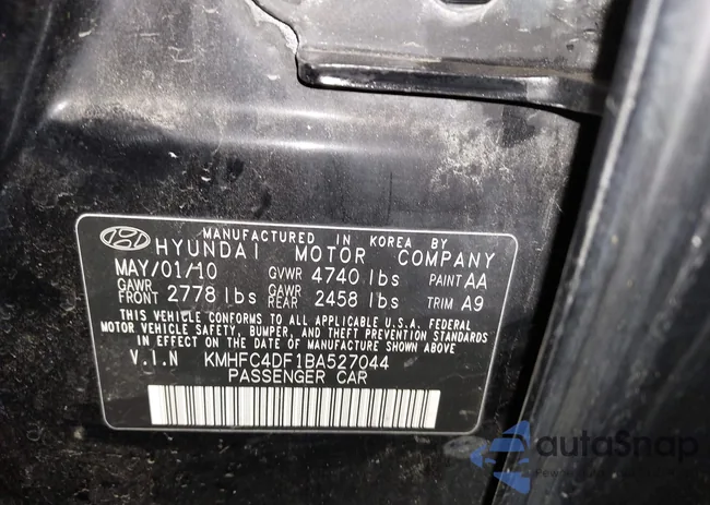 KMHFC4DF1BA527044: 44030835