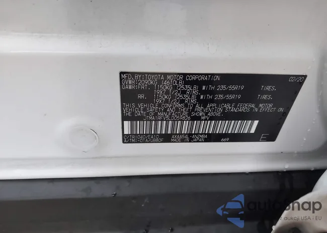 JTMA1RFV5LD059826: 44030843