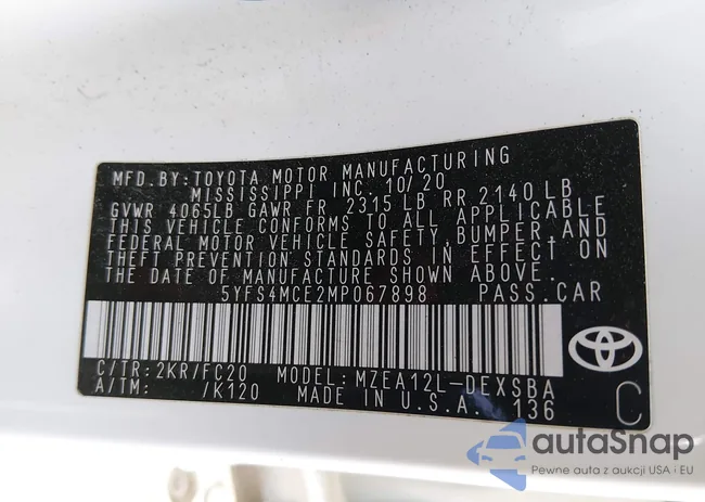 5YFS4MCE2MP067898: 44030870