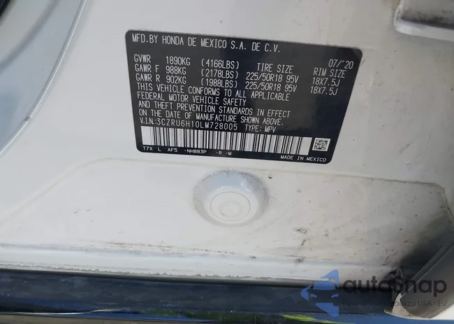 3CZRU6H10LM728005: 44030951