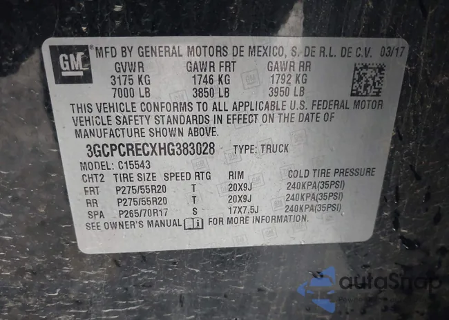 3GCPCRECXHG383028: 44030960