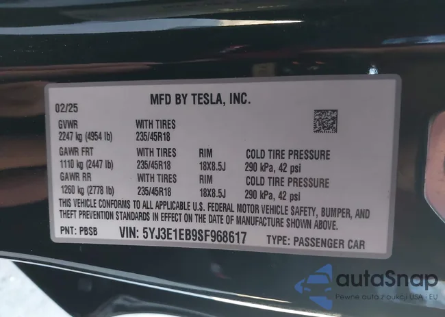 5YJ3E1EB9SF968617: 44030281