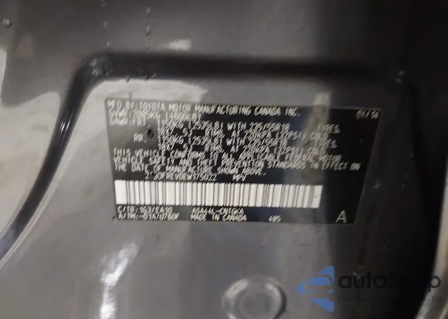 2T3DFREV0EW175022: 44030326