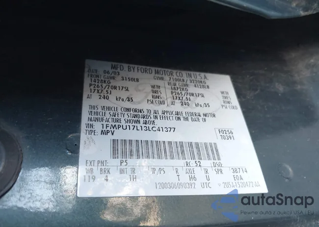 1FMPU17L13LC41377: 44030360