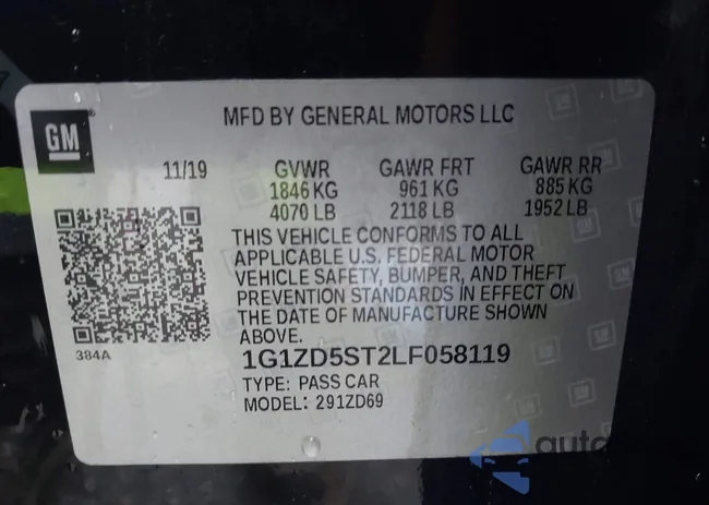 1G1ZD5ST2LF058119: 44031876