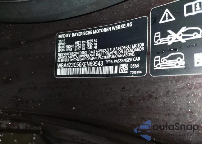 WBA4Z3C56KEN89543: 44031932