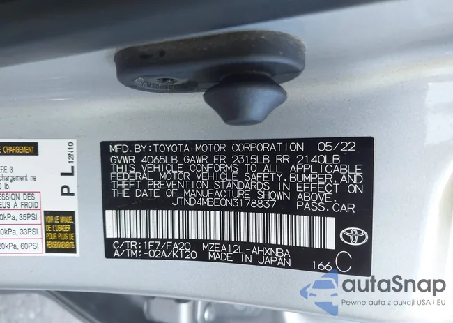 JTND4MBE0N3178837: 44031420