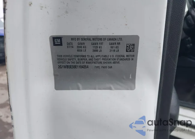 2G1WB5E38E1184354: 44031421