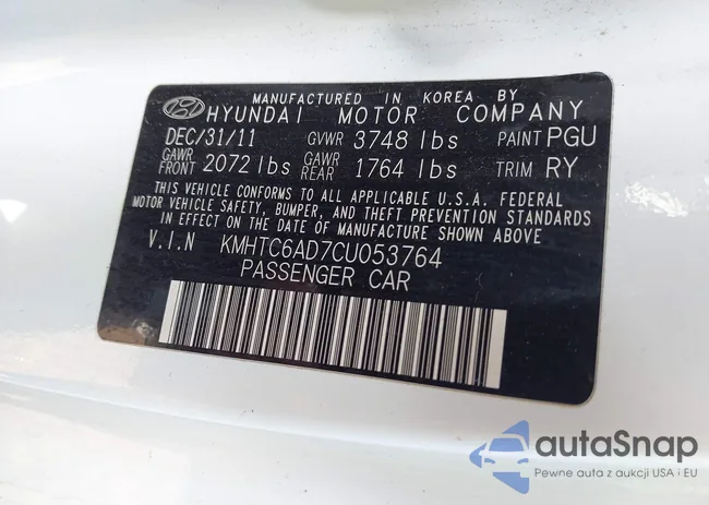 KMHTC6AD7CU053764: 44032653