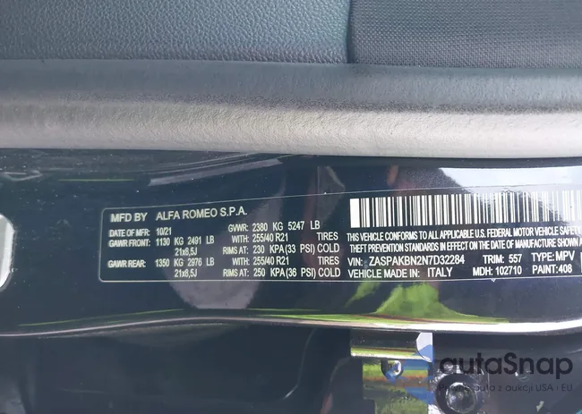 ZASPAKBN2N7D32284: 44032855