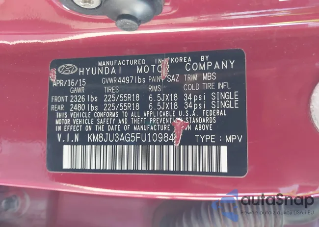 KM8JU3AG5FU109847: 44032946