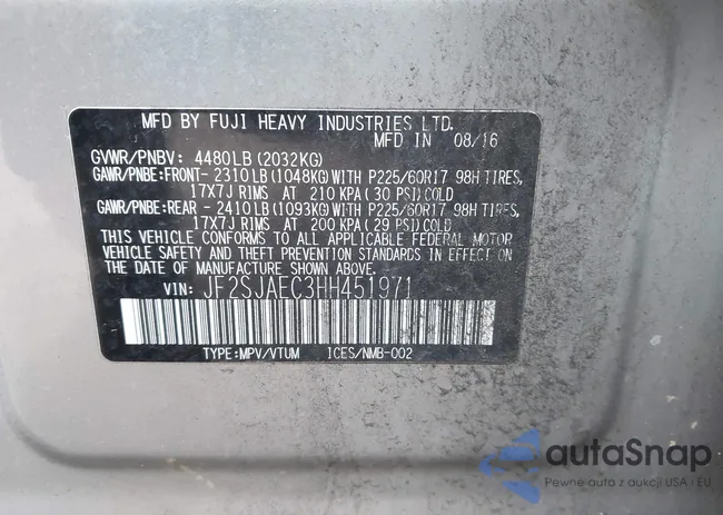 JF2SJAEC3HH451971: 44032972