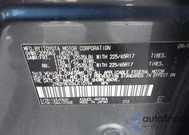 JTMZFREV0HJ110194: 44033001