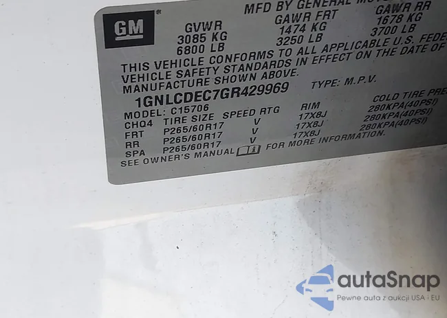 1GNLCDEC7GR429969: 44032324