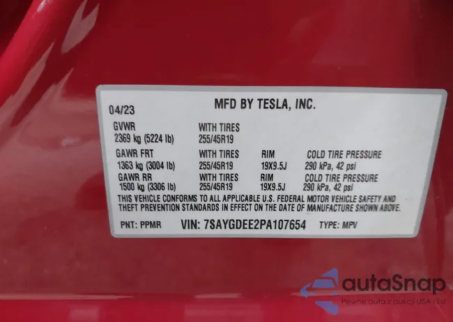 7SAYGDEE2PA107654: 44033631