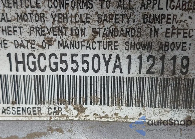 1HGCG5550YA112119: 44033711