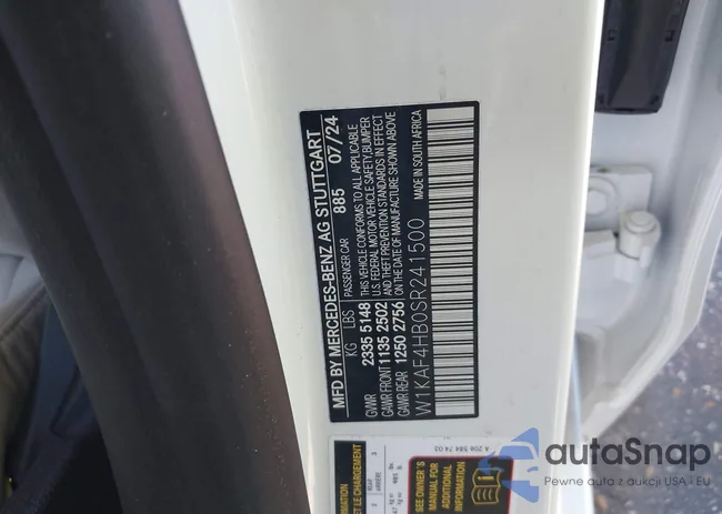 W1KAF4HB0SR241500: 44033720