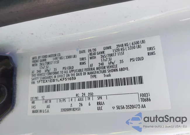 1FTEX1EB1LKF51659: 44033781