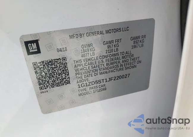 1G1ZD5ST1JF220027: 44033859