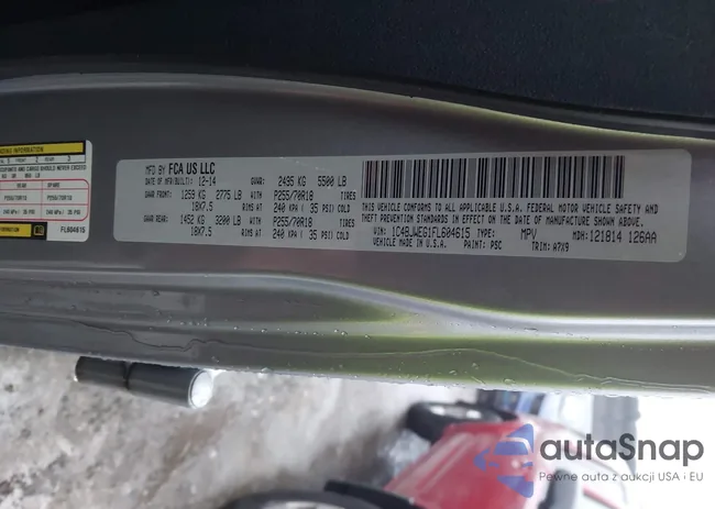 1C4BJWEG1FL604615: 44034036