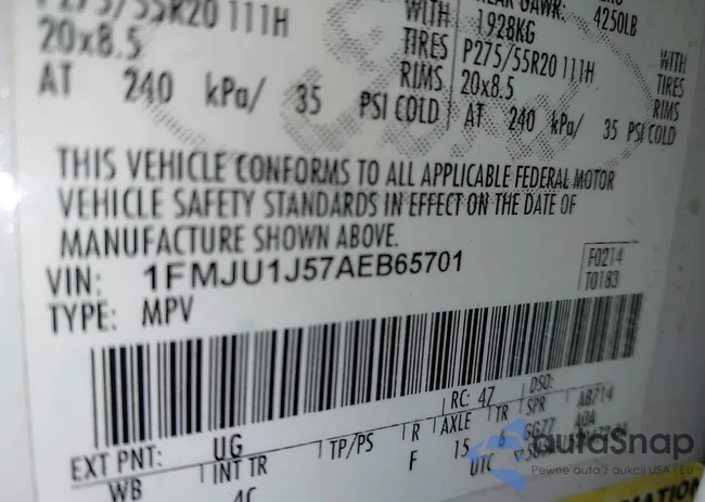 1FMJU1J57AEB65701: 44034121