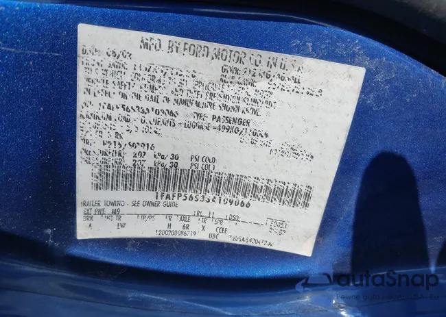 1FAFP56S33A109066: 44034152