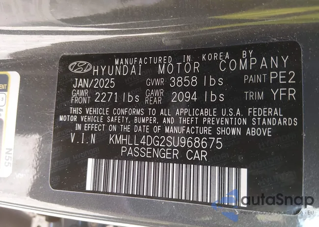 KMHLL4DG2SU968675: 44034154